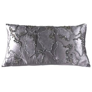NWT Donna Karan Modern Classics "Crystal Outline" Decorative Pillow, 12" x 16"